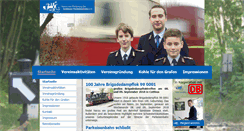 Desktop Screenshot of parkeisenbahn-verein.de